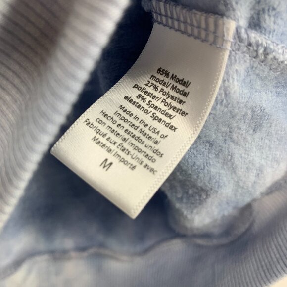 Beyond Yoga Pullover Day to Day Lounge Around Blue Tie Dye - Picture 9 of 12